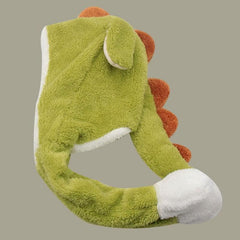 Dinosaur Hat Plush With Ears Animal Hat Plush Costume Hat
