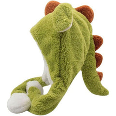 Dinosaur Hat Plush With Ears Animal Hat Plush Costume Hat
