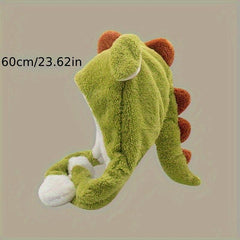 Dinosaur Hat Plush With Ears Animal Hat Plush Costume Hat