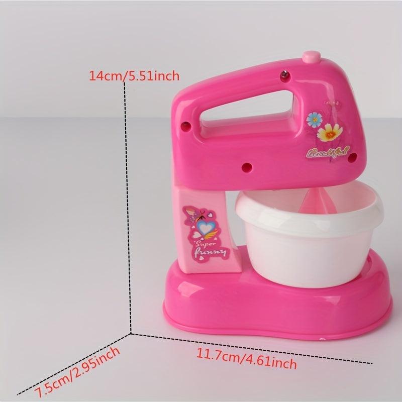 Kids Mini Kitchen Mixer Toy - Realistic & Fun Pretend Play