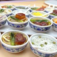 Large Bowl Noodle Model Childrens Food Play Decoration