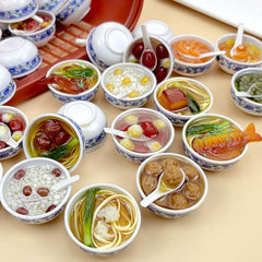 Large Bowl Noodle Model Childrens Food Play Decoration