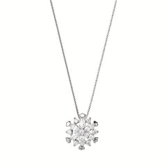 Snowflake Pendant Necklace - Elegant Winter Jewelry