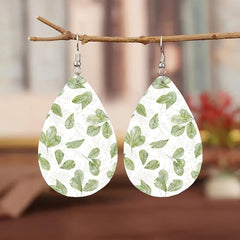 Leaf Leather Earrings Everyday Wear Accessories Halloween Christmas Gift