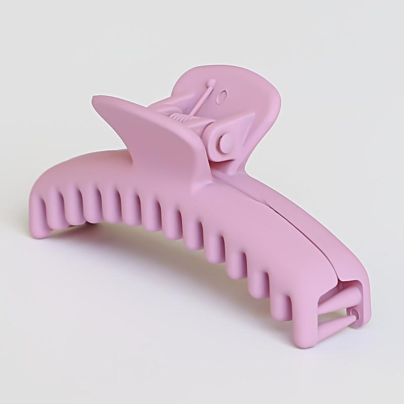Matte Grab Clip Female Style Back Head Disc Hair Shark Clip Hair Accessories