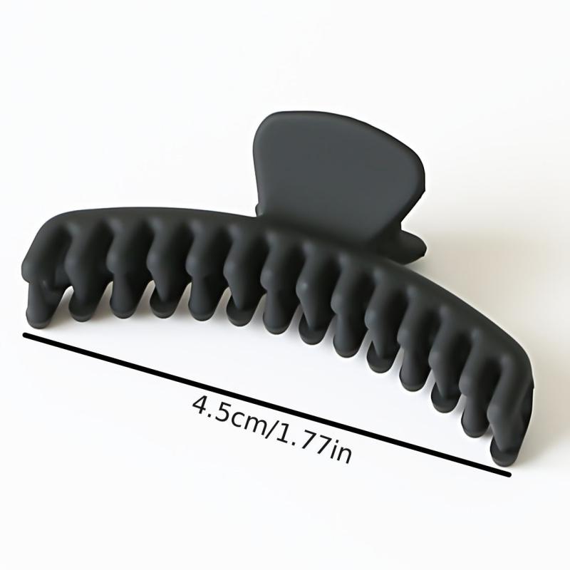 Matte Grab Clip Female Style Back Head Disc Hair Shark Clip Hair Accessories