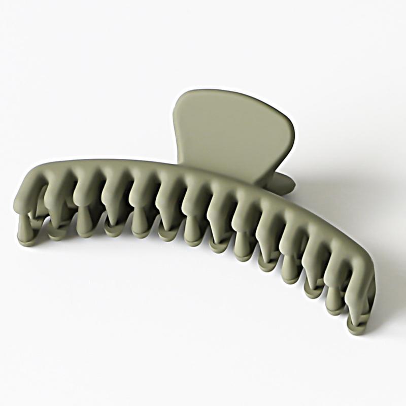 Matte Grab Clip Female Style Back Head Disc Hair Shark Clip Hair Accessories