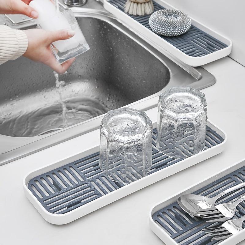 Double Layer Faucet Drain Rack for Dishes Cutlery Fruits Cups & Mug