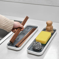 Double Layer Faucet Drain Rack for Dishes Cutlery Fruits Cups & Mug
