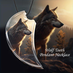 Unique Wolf Pendant Necklace for Daughter - Christmas Toy Gift