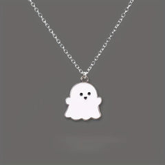Ghost Necklace Creative Niche Pendant