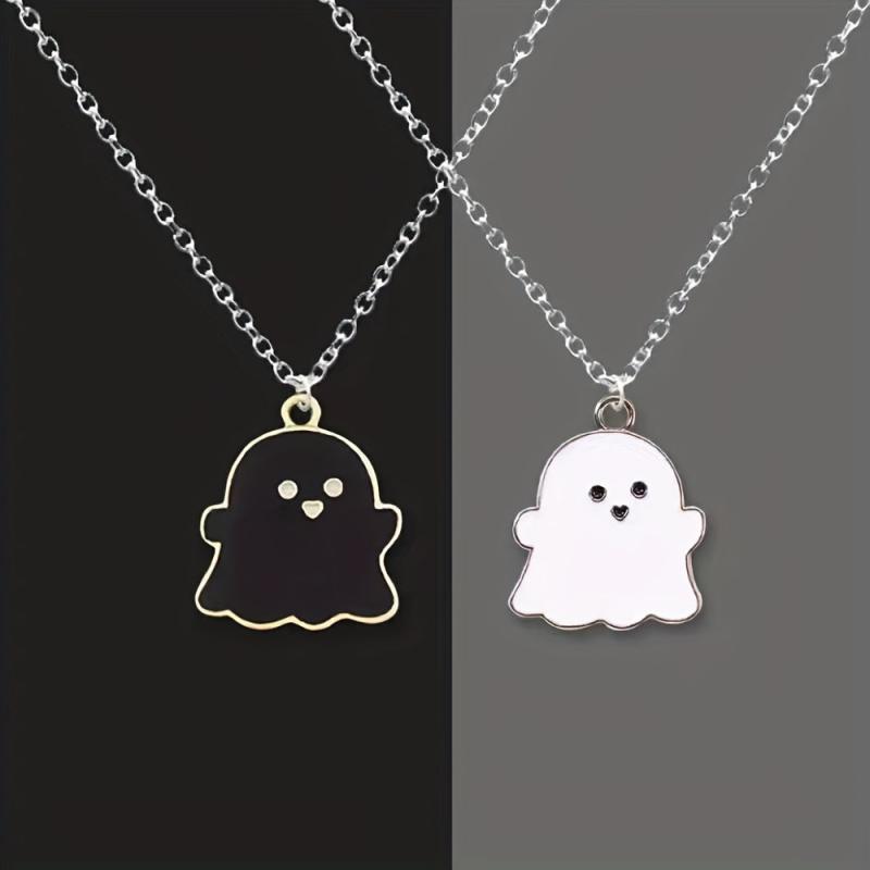 Ghost Necklace Creative Niche Pendant