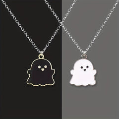 Ghost Necklace Creative Niche Pendant