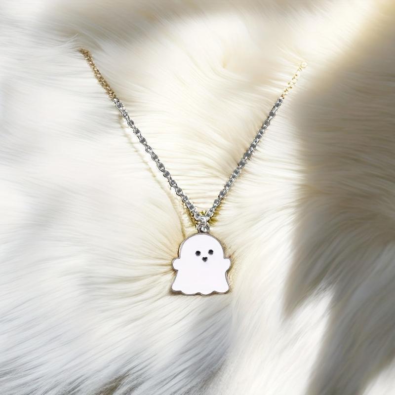 Ghost Necklace Creative Niche Pendant
