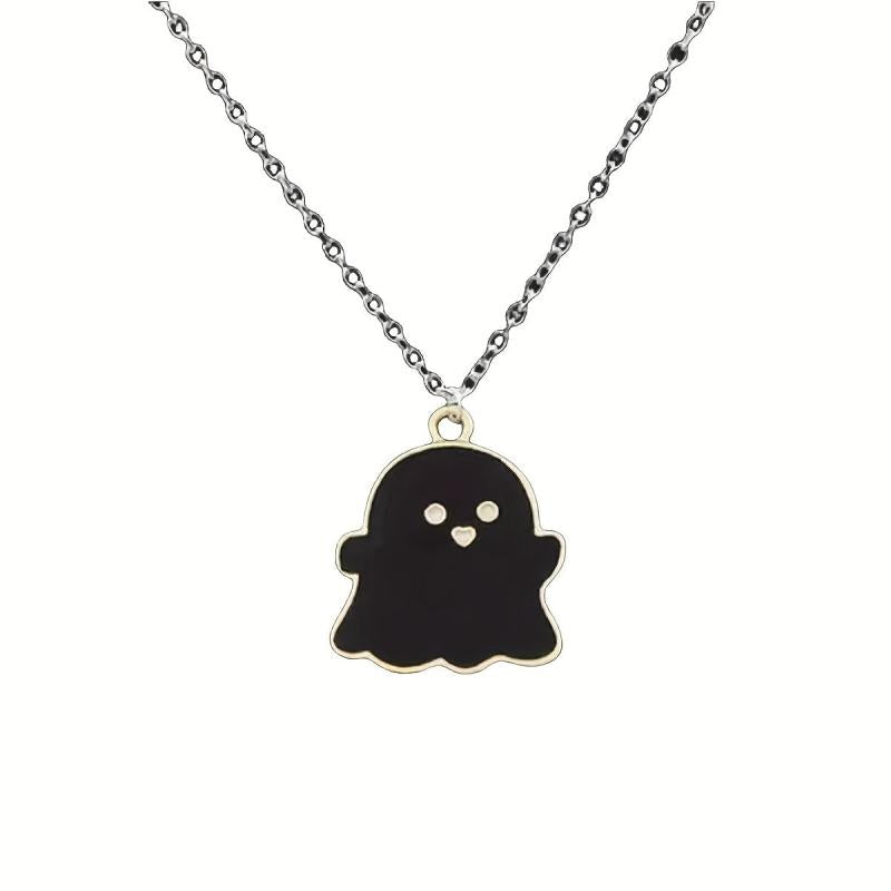 Ghost Necklace Creative Niche Pendant