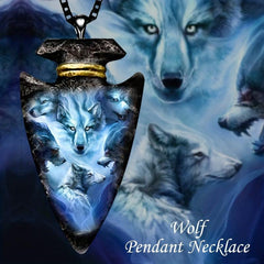 Hip Hop Wolf Head Necklace For Boys Men Holiday Christmas Gift