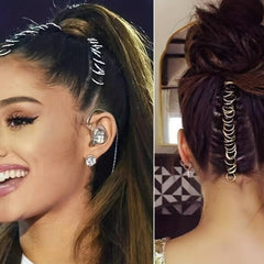 Punk Metal Hip Hop Style Boxing Braid Double Ponytail Braided Hair Chain
