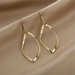 Geometric Rhombus Earrings Wave Twisted Sweet Style