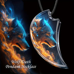 Animal Wolf Pendant Necklace Toy Gift For Daughter Boys Girls