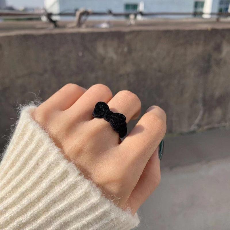 Bow Open Ring Girl Sweet Index Finger Ring