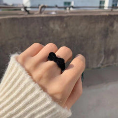 Bow Open Ring Girl Sweet Index Finger Ring