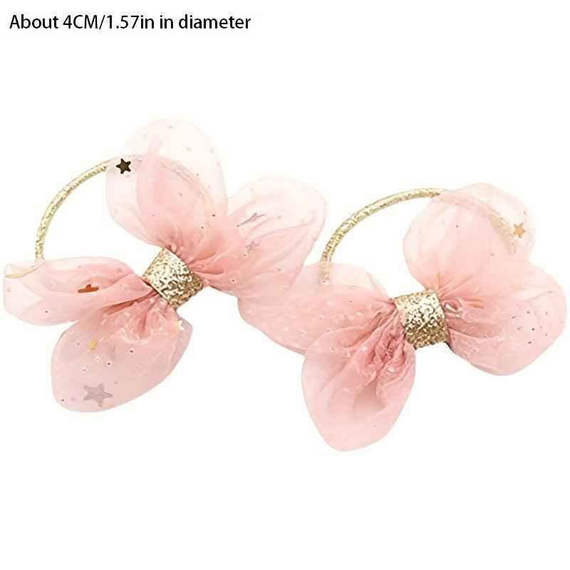 Chiffon Bow Baby Headband Elastic Hair Accessories