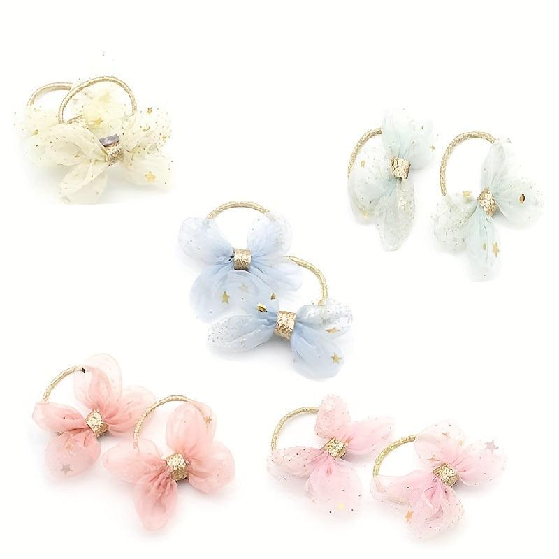 Chiffon Bow Baby Headband Elastic Hair Accessories