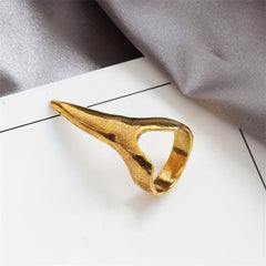 Punk Hip hop Long Nail Ring Retro Metal Funny Exaggerated Women's Ring
