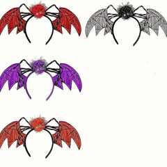 13in Halloween Headband Witch Hat Bat Headband for Party Decoration