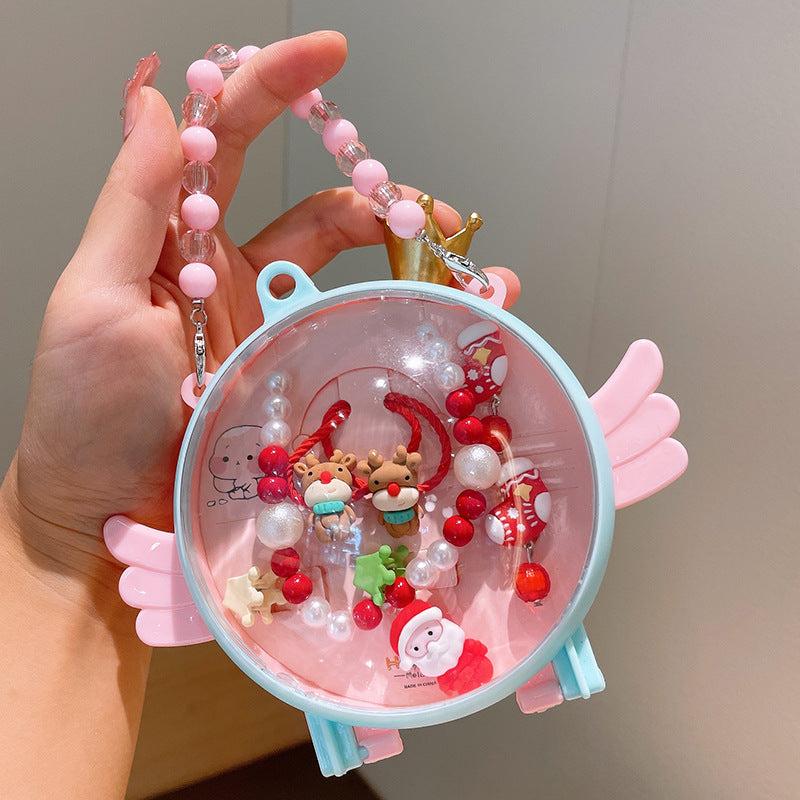 Princess Hair Accessories Set with Hair Clips & Necklace