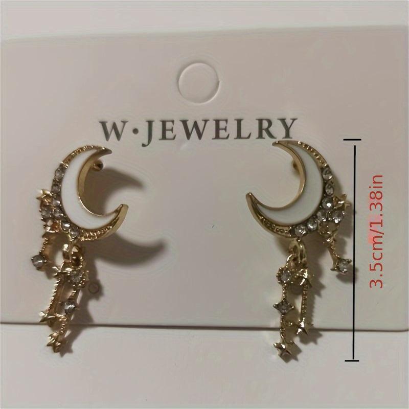 Star Moon Year Internet Celebrity Stud Earrings