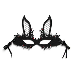 Halloween Easter Masquerade Nightclub Lace Bunny Ears Rabbit Mask