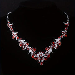 Red Diamond Wedding Set for Bride