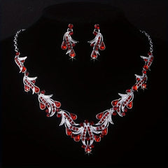 Red Diamond Wedding Set for Bride