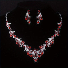 Red Diamond Wedding Set for Bride