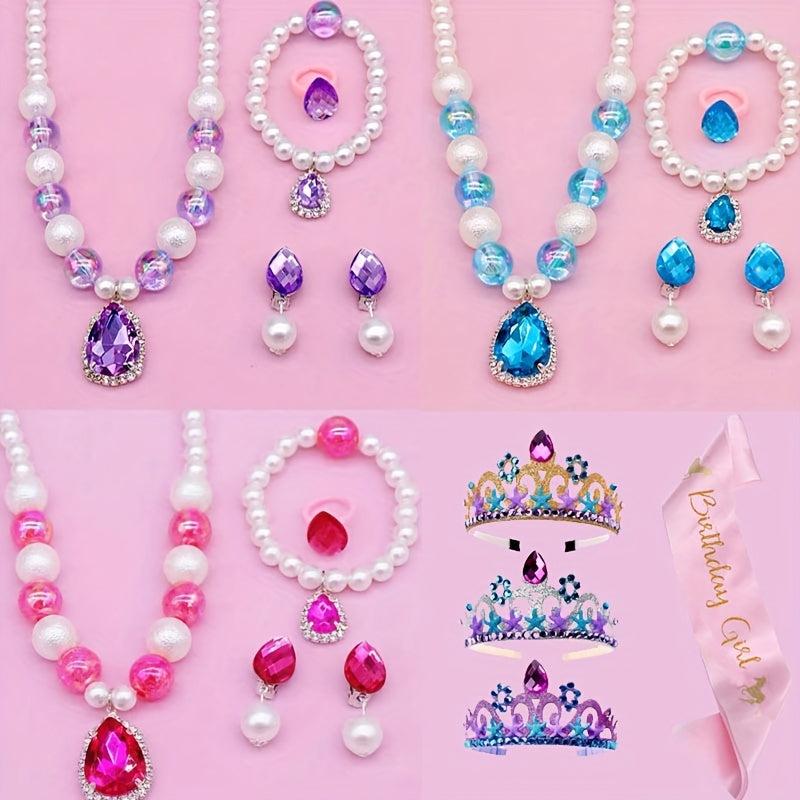 Princess Jewelry Set for Parties and Dress Ups