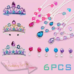 Princess Jewelry Set for Parties and Dress Ups