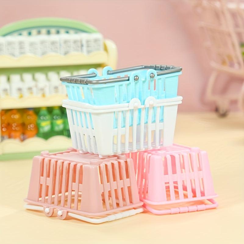 Mini Shopping Doll House Family Toy DIY Accessories