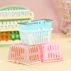 Mini Shopping Doll House Family Toy DIY Accessories