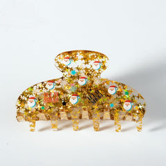Acrylic Christmas Series Sparkling Stars Hair Clip