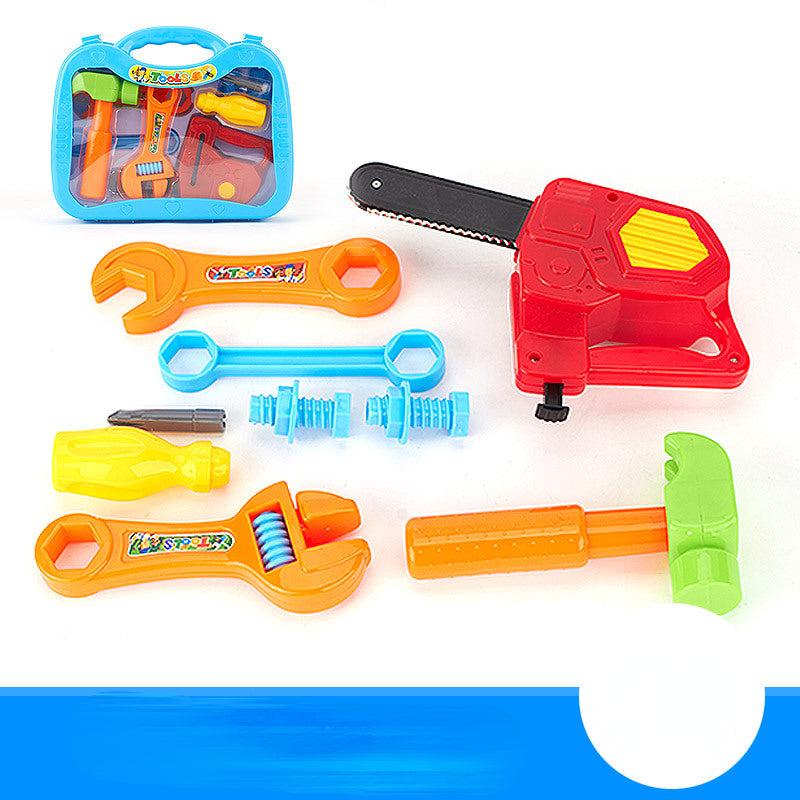 House Repair Tool Set for Kids with Safety Hat