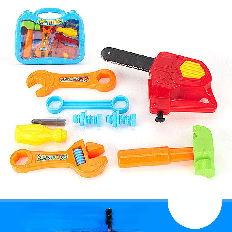 House Repair Tool Set for Kids with Safety Hat