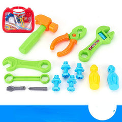 House Repair Tool Set for Kids with Safety Hat