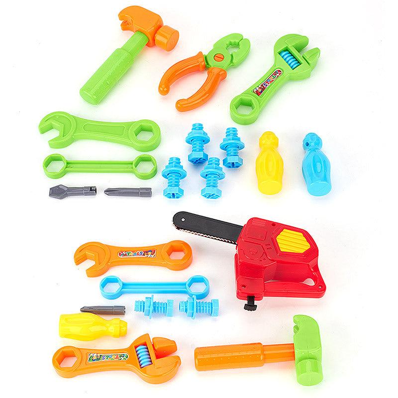 House Repair Tool Set for Kids with Safety Hat
