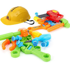 House Repair Tool Set for Kids with Safety Hat