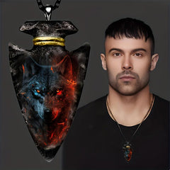 Wolf Necklace Pendant Necklace Toy For Kids Christmas Gift