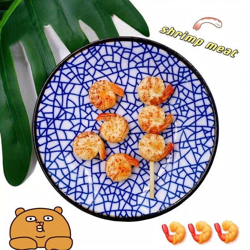Mini Barbecue Skewer Toy Meat Model Japanese Style Hairpin Accessory