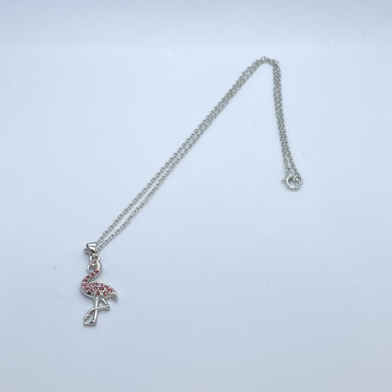 Flamingo Pendant Necklace Women Animal Jewelry Gift