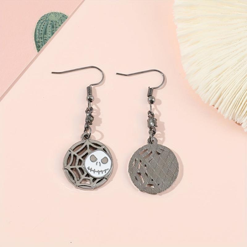 Christmas Gothic Party Skull Earrings