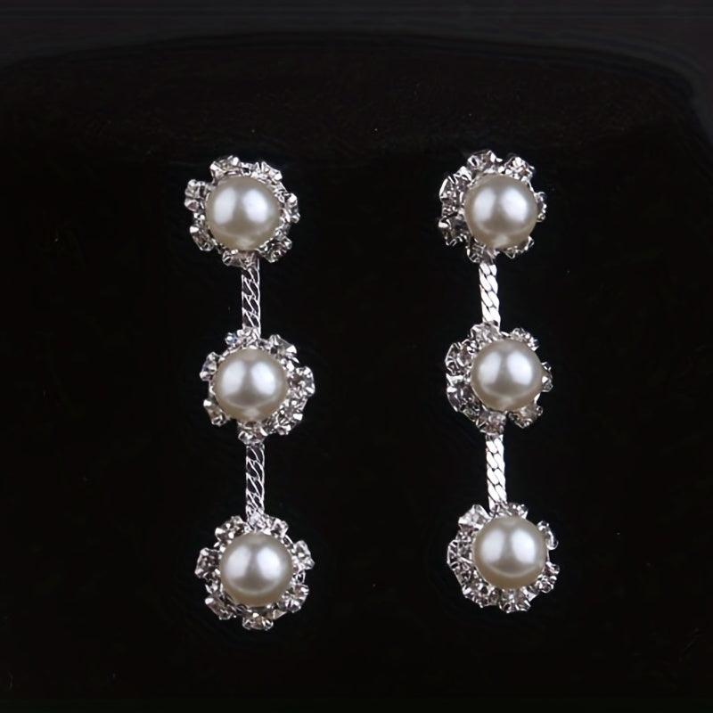 Sparkling Rhinestone Bridal Jewelry Set